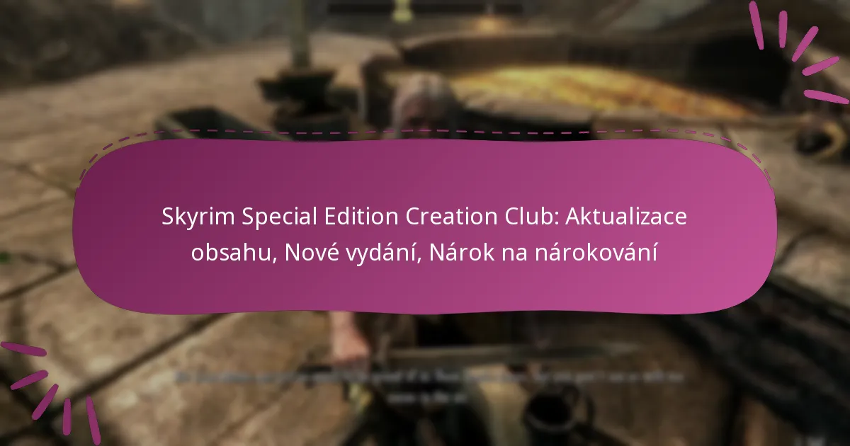Skyrim Special Edition Creation Club: Aktualizace obsahu, Nové vydání, Nárok na nárokování
