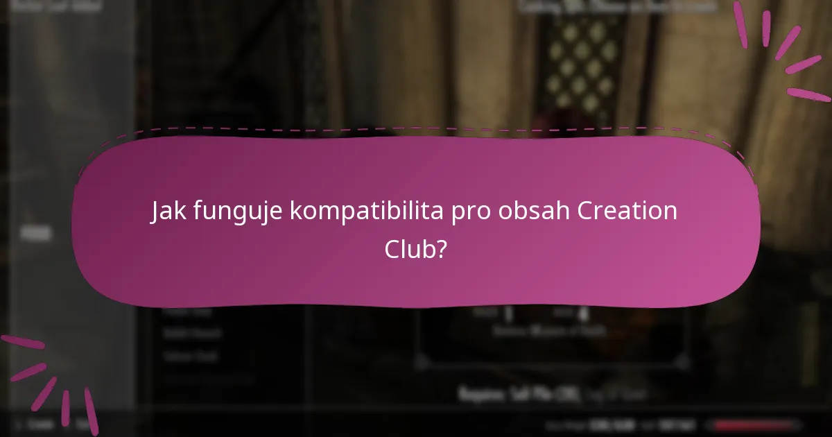 Jak spravovat svůj účet Creation Club?