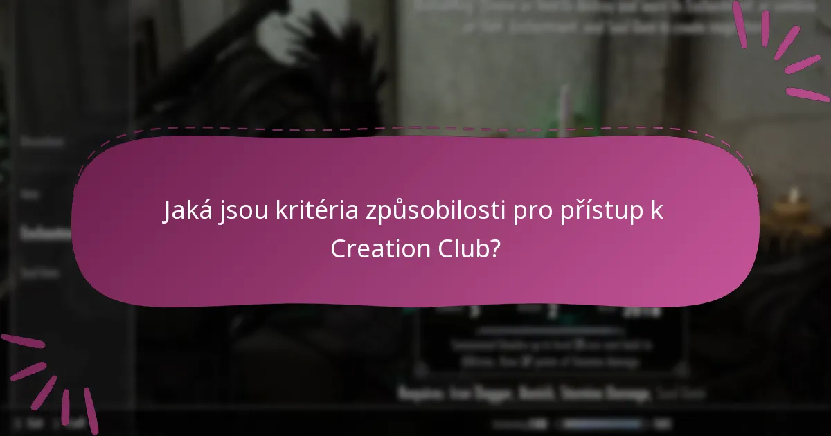 Kde je obsah Creation Club regionálně dostupný?